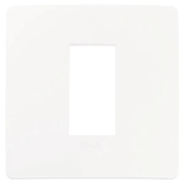 Plana Up 1M cover plate, matt white image 1