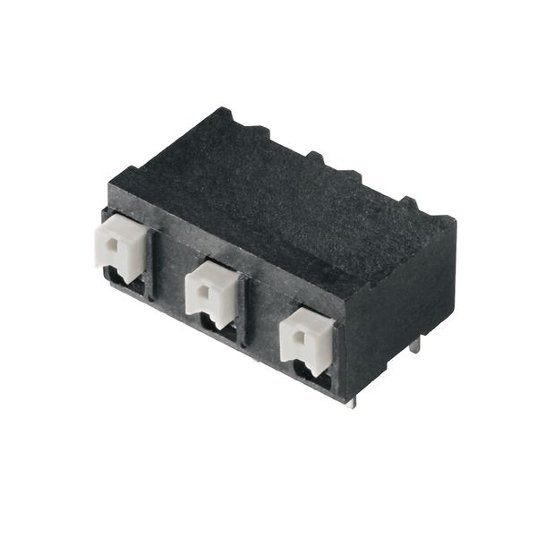 Printed circuit board terminals, 7.50 mm, Number of poles: 4, 90°, Solder pin length (l): 3.5 mm, black, PUSH IN with actuator, Clamping range, max. : 1.5 mm², Tape image 2
