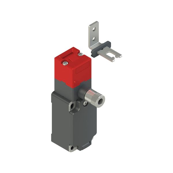 Safety switch with manual mechanical delay image 1