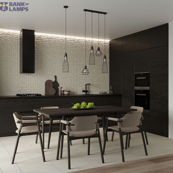 HANGING LAMP SUBA 1 BLACK E27 1X15W IP20 image 6