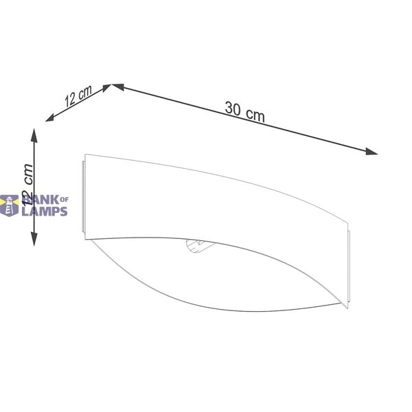 TONI WALL LAMP BLACK G9 1X8W IP20 image 4