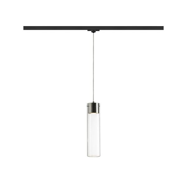 GARNISH for 3-circuit tracks clear glass/chrome 230V GU10 9W image 1