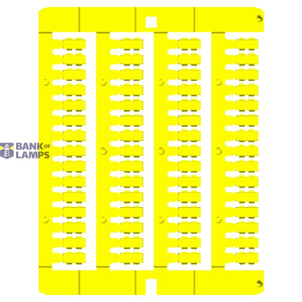 PVC label 4x15mm, yellow, for SmartPrintPlus image 1