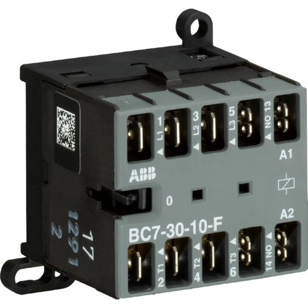 BC7-30-10-F-01 Mini Contactor 24 V DC - 3 NO - 0 NC - Flat-Pin Connections image 1