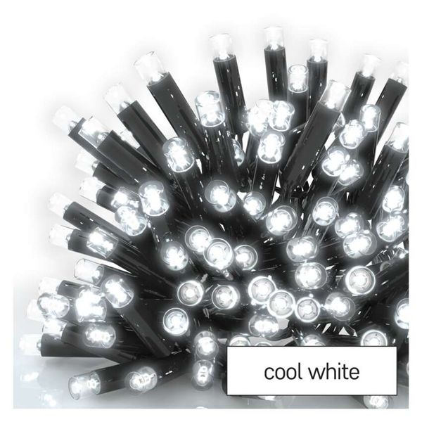 Profi LED interconnecting chain, black, 10 m, outdoor and indoor, cool white image 1