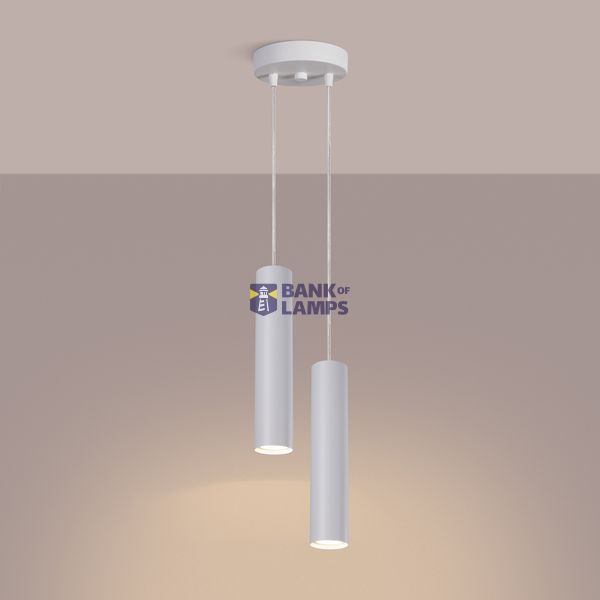 Pendant lamp LAGOS 2P white image 10