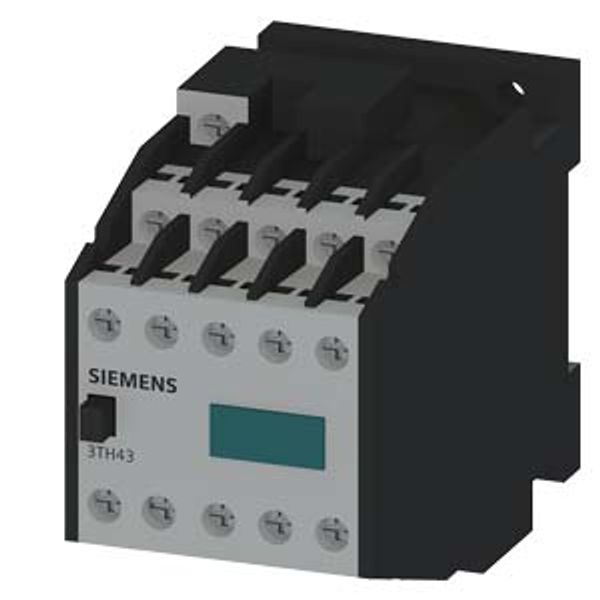 Contactor relay 55E, 5 NO + 5 NC, AC op., 120 V AC image 1