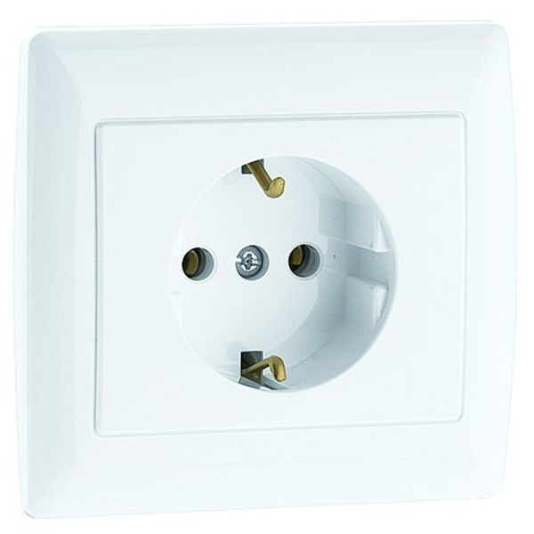 MONOBL EARTH SOCKET (SKO TYPE) WHITE image 1