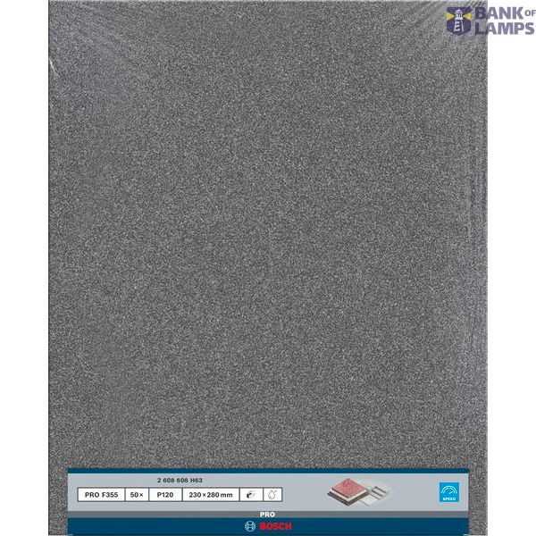 C355 sanding sheet 230 x 280 mm, 120 image 2