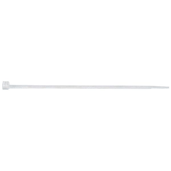 Cable band with plastic tongue, nature 3.5x200mm image 1
