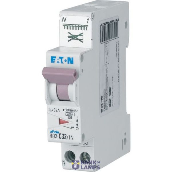 PLGC4-C32/1N Eaton Moeller series xPole - PLGC4/6 MCB image 1