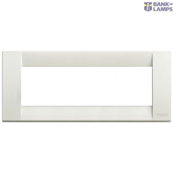 Classica plate 6M metal ivory image 1