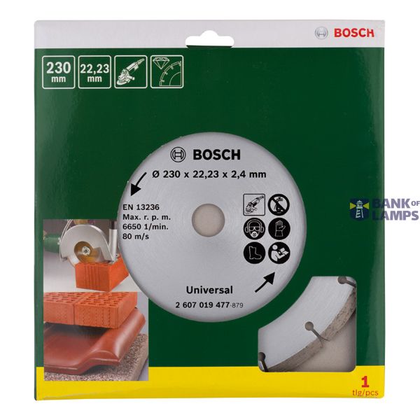 Diamond Cutting Disc ECO For Universal, 230x22.23x2.4 image 1
