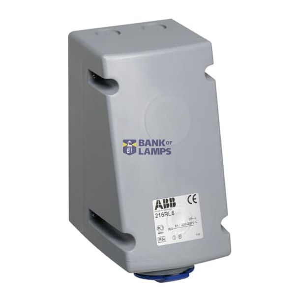Industrial Socket Outlets for Looping, 2P+E, 16 A, Optional voltage V image 1