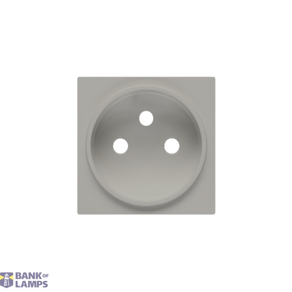 SOON ON SALE, cover for single socket outlet, (cover), Simon 24, IP20, cashmere image 1