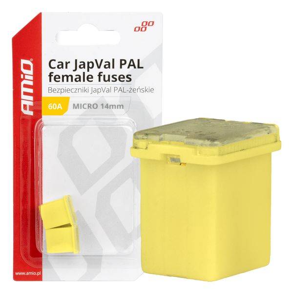 Car JapVal PAL Female fuses 60A AMIO-03456 image 1