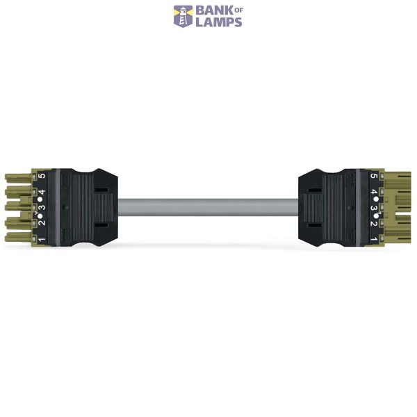 pre-assembled interconnecting cable Cca Socket/plug light green image 1