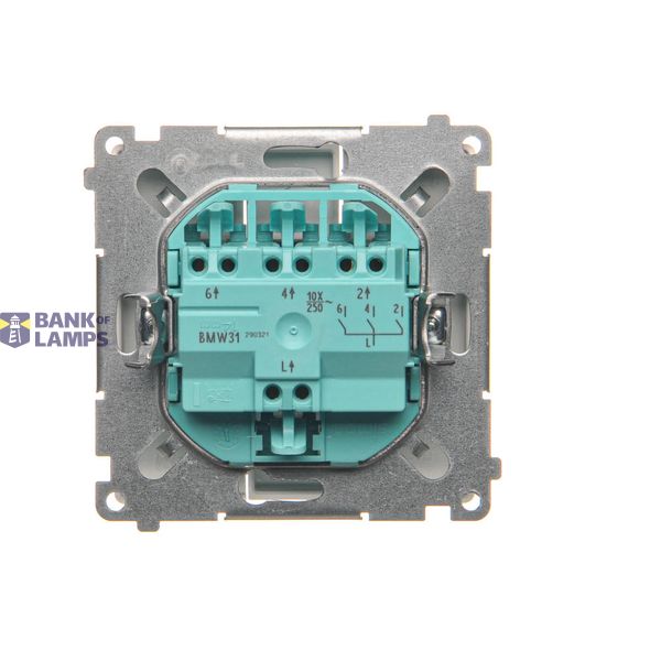 1/2 key without pictogram for electronic products, white matt image 1