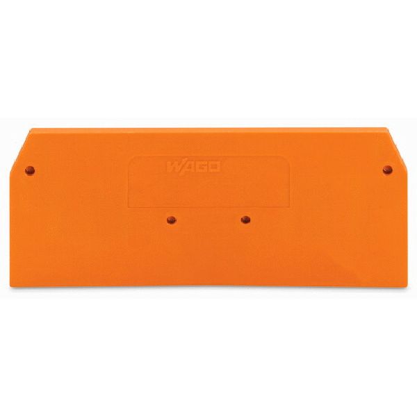 End and intermediate plate 2 mm thick orange image 3