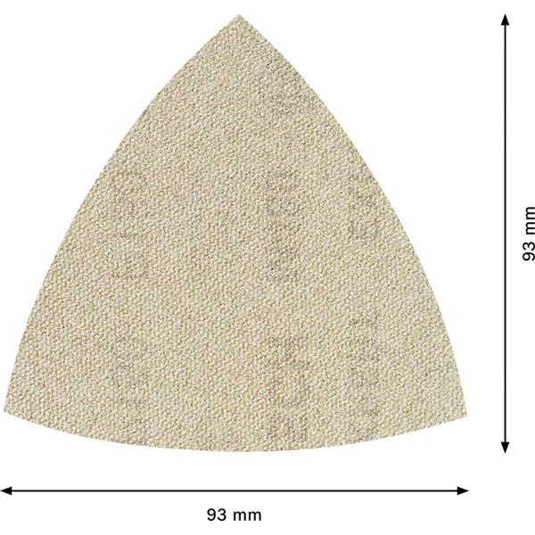 EXPERT M480 Sanding Net for Delta Sanders 93 mm, G 150, 5-pc image 2