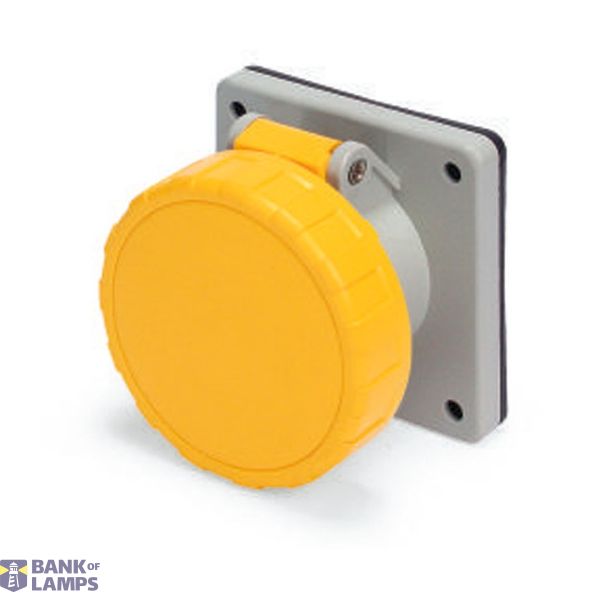 RECEPTACLE 32A 2P 3W 4h IP67 100-130V image 5