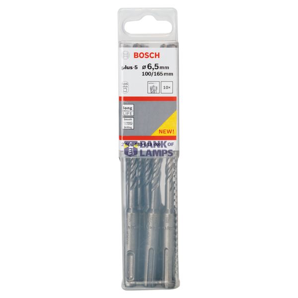 Hammer drill bit SDS-plus-5 6,5 x 100 x 165 mm image 2