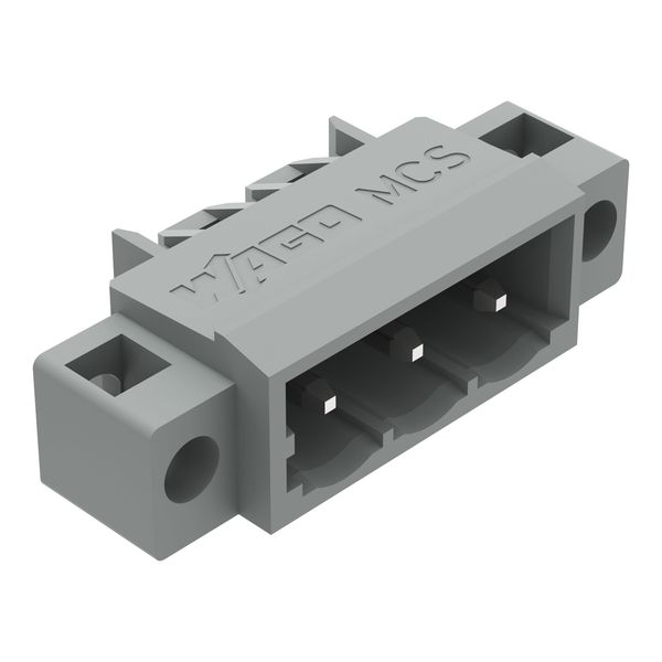 THT male header 1.2 x 1.2 mm solder pin angled gray image 1