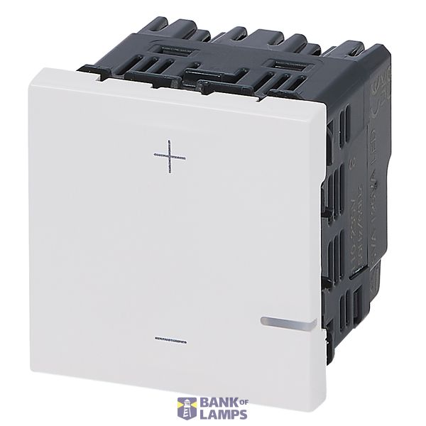 UNIVERSAL DIMMER WITHOUT NEUTRAL 2WIRES 125W MOSAIC WHITE image 2