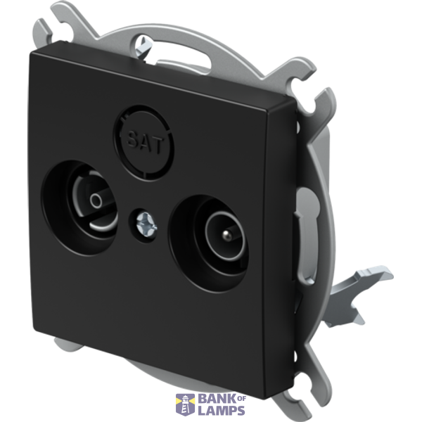 SOCKET TV-R TROUGHPASS 10dB BK XO 4417207 image 2