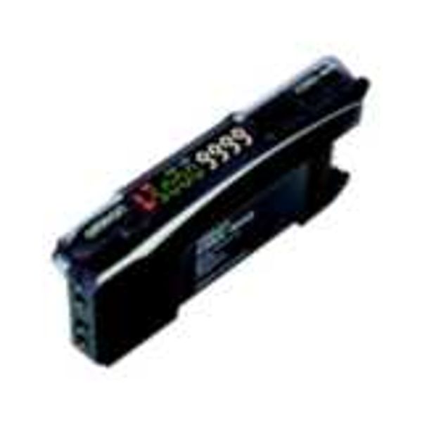Fiber amplifier, 2 fiber input, twin digital display, smart tuning, mu E3NX7026C image 1