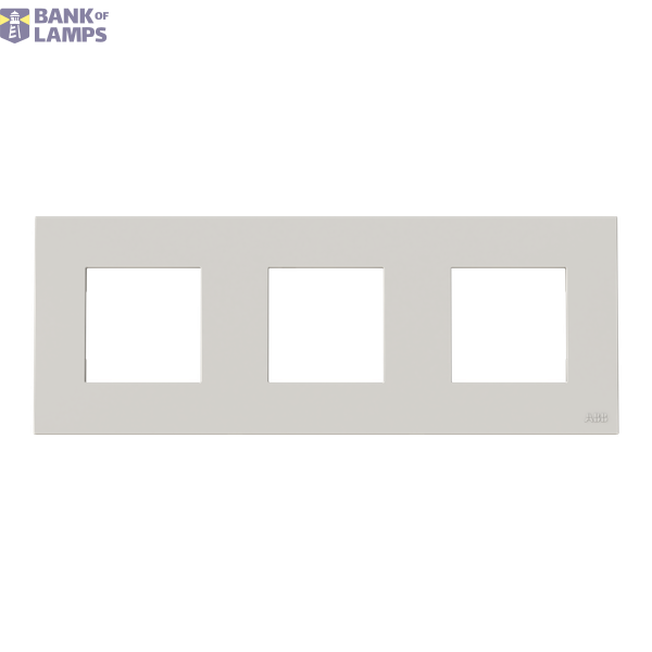 Frame 3-gang / 2+2+2-modules - ABB logo - Basic - Dune image 1