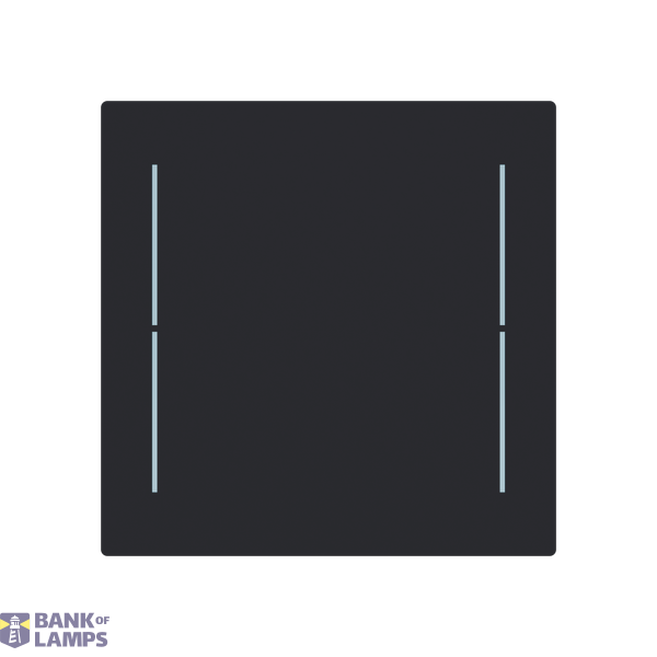 LFW/A.1.70.1-45M Cover plate black matt - Trevion® image 1