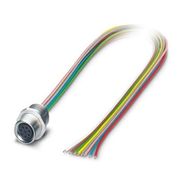 SACC-E-M8FS-8CON-M10/0,5 - Device connector front mounting image 2