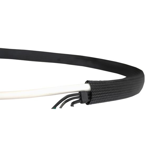 BPA66-CC10B.50 zwart  Polyamide vlechtkous beschermkous image 1