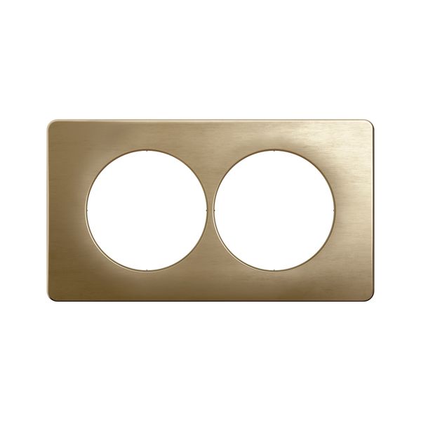 PLATE 2G 57MM SATIN BRONZE image 4