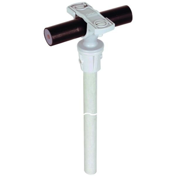 Spacer PA/GRP  L 1270mm grey w. conductor holder D 20mm f. HVI image 1