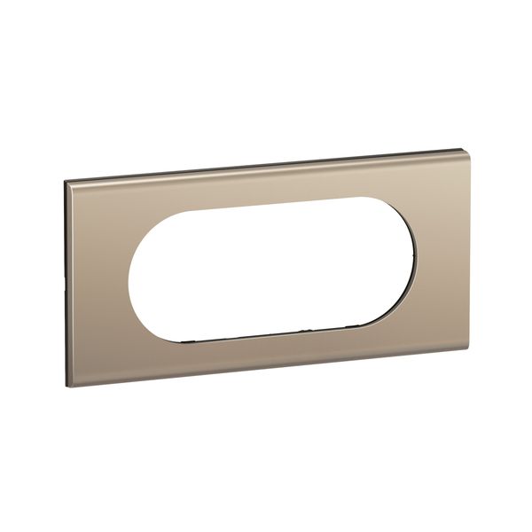 PLATE 2G LARGE SATIN NICKEL image 3