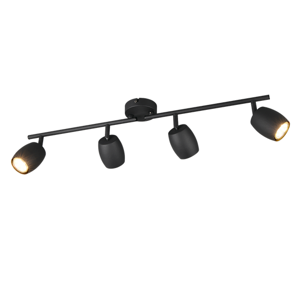 Nancy spotlight 4-pc GU10 matt black image 1