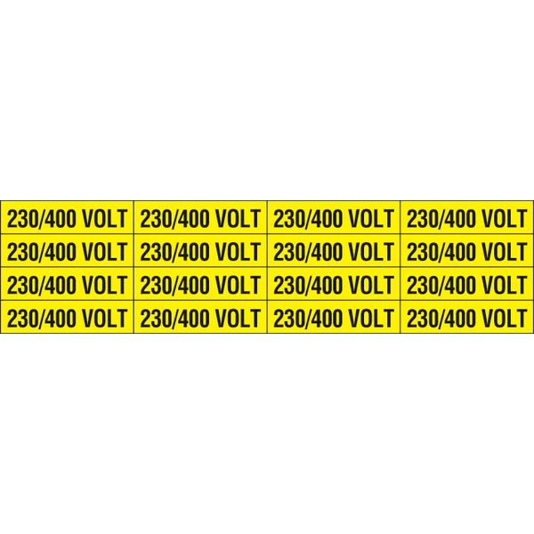 Adhesive label - Dimensions: 240 x 60 mm image 1