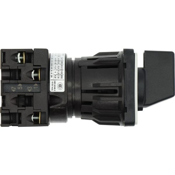 T0-2-8241/EZ Step switches, T0, 20 A, centre mounting, 2 contact unit(s), Contacts: 3, 45 °, maintained, With 0 (Off) position, 0-3, Design number 8241 image 8