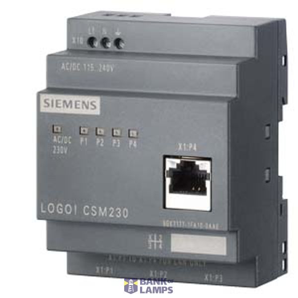 LOGO! CSM 230 Compact Switch Module of connection of a LOGO! (... 0BA7) and up to 3 further nodes to Industrial Ethernet with 10/100 Mbit/s; unmanaged image 1