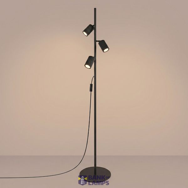 Floor lamp KARBON 3 black image 11