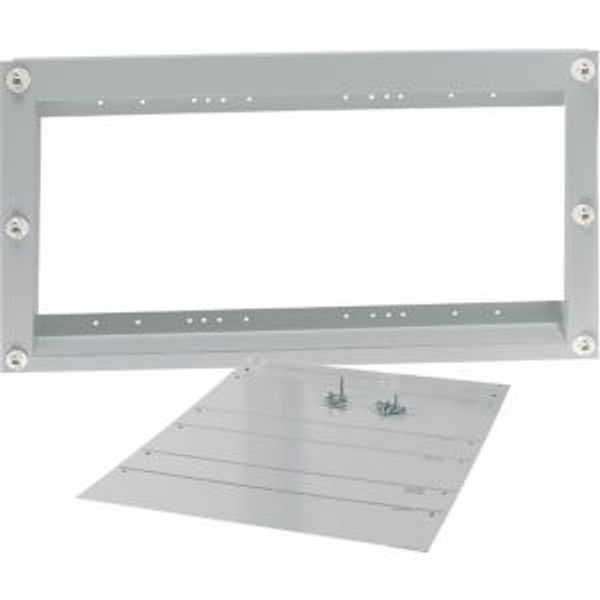 BPZ-FP-XNH1/2/SASY-400-MV Multiple mounting front plate for NH switch-disconnectors, W=400mm, XNH1/2 3p, busbar mounting image 2