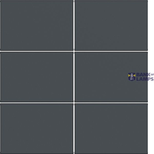 KNX pushbutton cover, 6-way, A.x/C.x, anthracite image 1