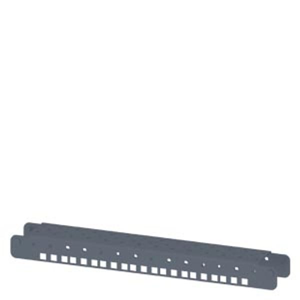 SIVACON, 19 fixed mounting, for the installation of 19 devices, H: 400 mm, zinc-plated The image 1