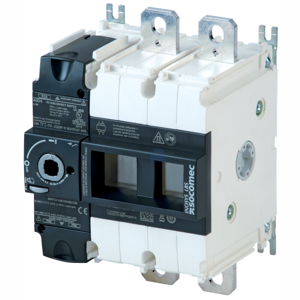 Load break switch body 1500Vdc 400A 2P INOSYS image 2
