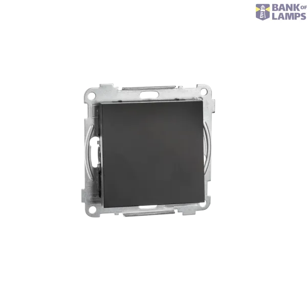 SWITCH FLUSH MOUNTED 1-POLE S BLACK 6-PACK image 1