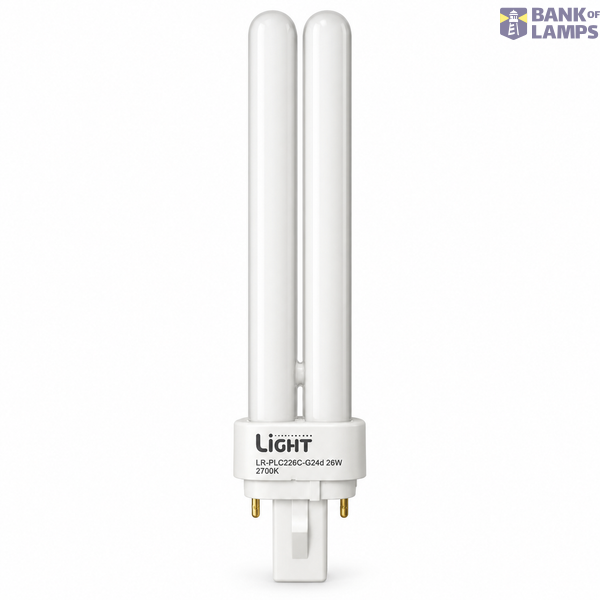 Energy saving lamp PLC 2 G24D 26W 2700K image 1