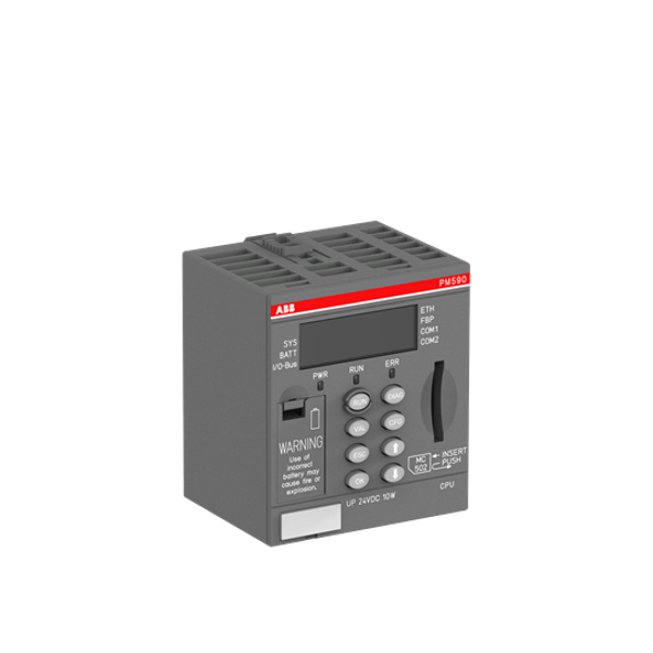 PM590-ARCNET: AC500, Program Control, 2MB 24VDC, ARCNET, 2xRS232/485, FBP image 1