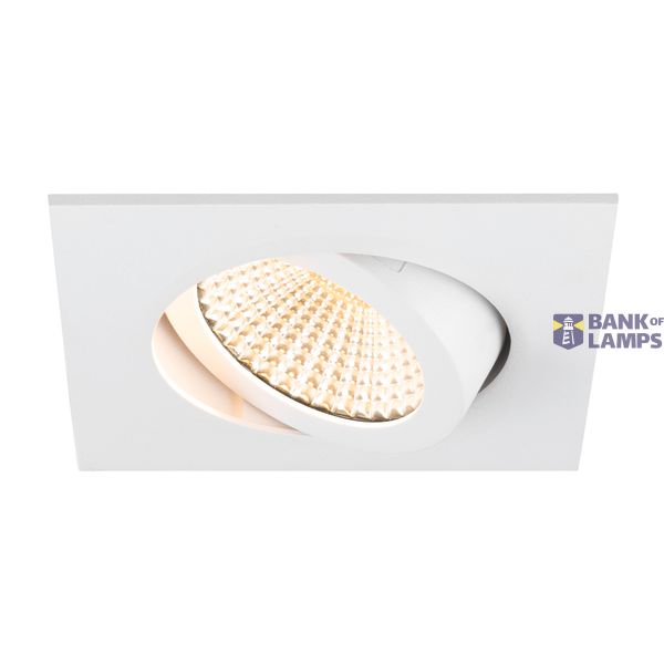NEW TRIA® 68, recessed ceiling light, 3000K, 60°, IP 20, square, white image 1